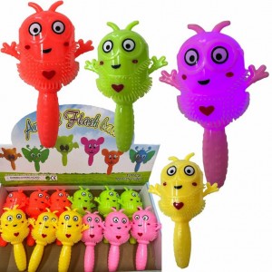 Резиновая игрушка миньён светящийся