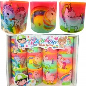 Игрушка пружинка радуга пластиковая