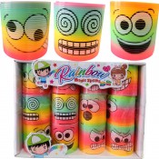 Игрушка пружинка радуга пластиковая
