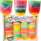 Игрушка пружинка радуга пластиковая